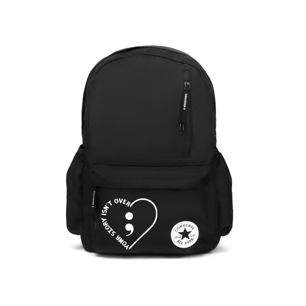 

Converse Полиэстеровый рюкзак унисекс черный, Heart