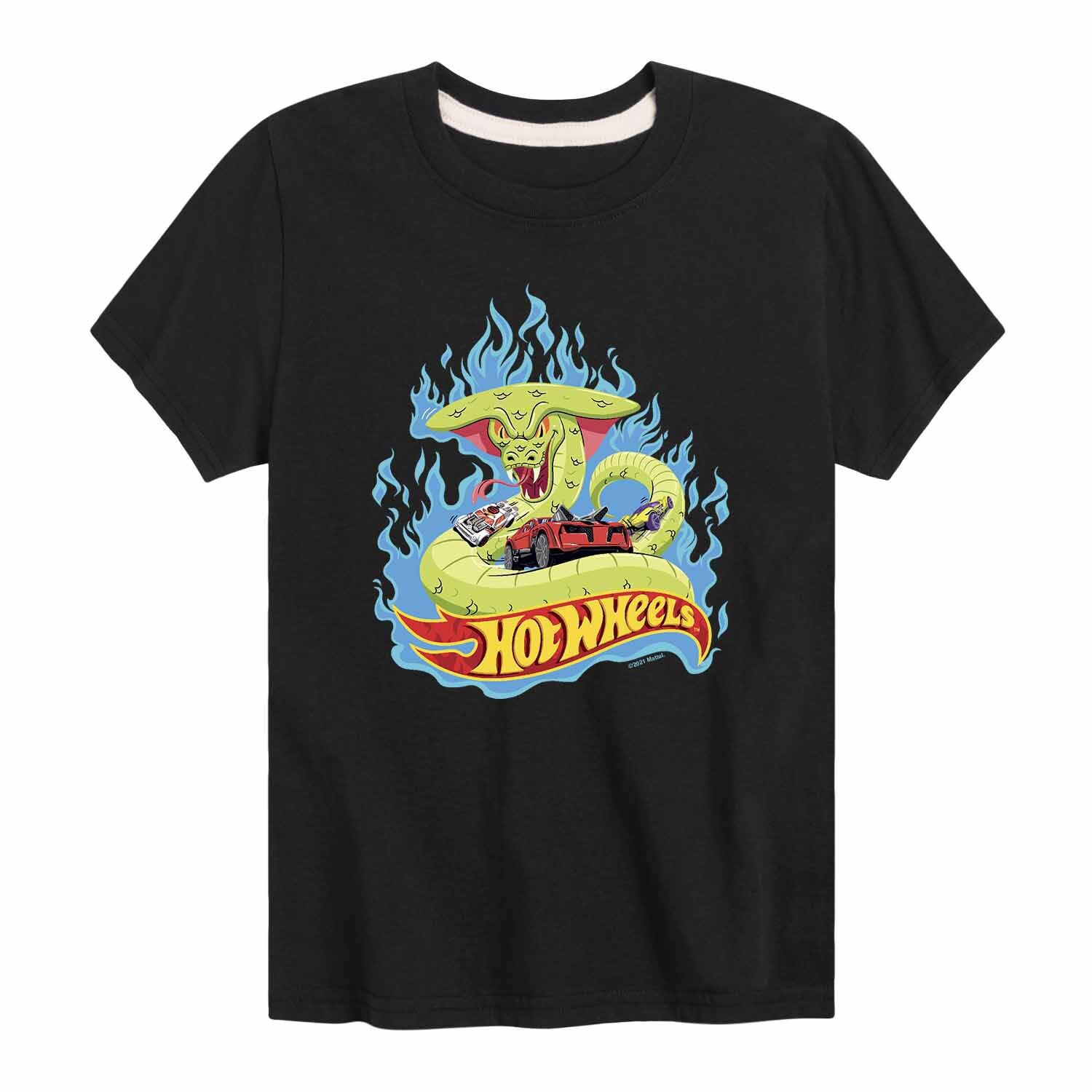 

Футболка Hot Wheels с принтом «Пылающая кобра» для мальчиков 8–20 лет Hot Wheels