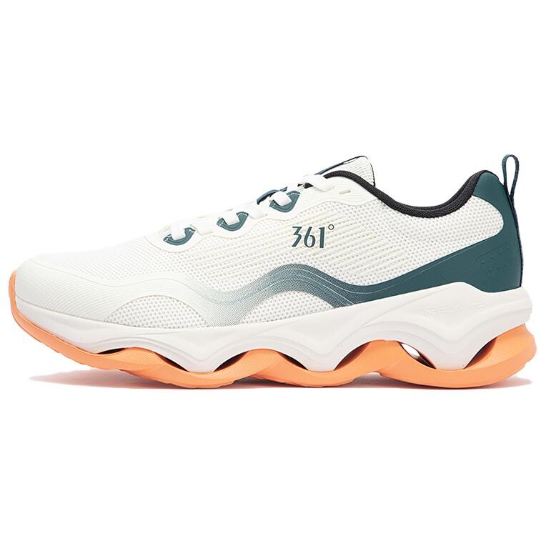 

Кроссовки мужские с низким верхом Feather White/Number Cyan Blue 361°