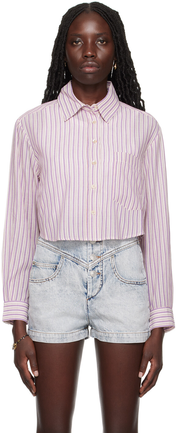 

Фиолетовая рубашка Элиоры Isabel Marant Etoile