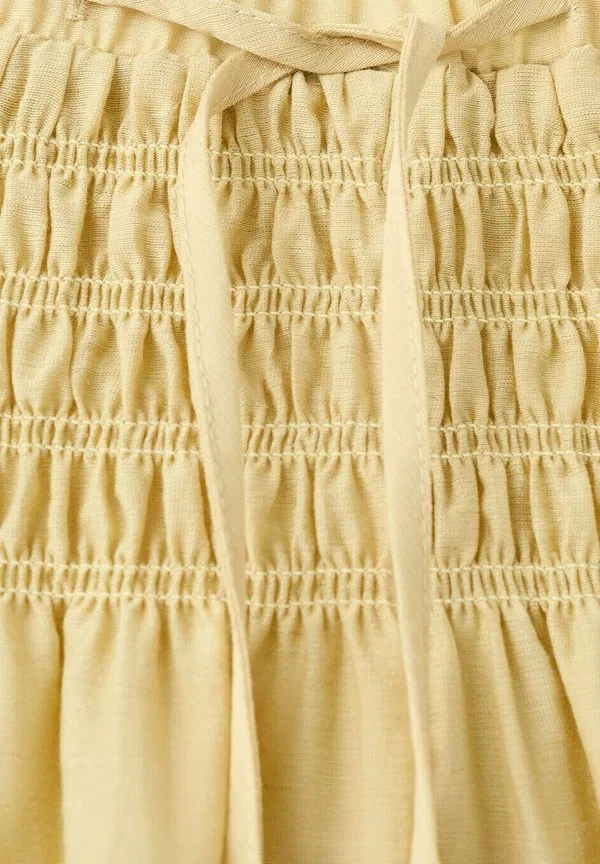 Детские шорты Mango Kids, Yellow — фото 4