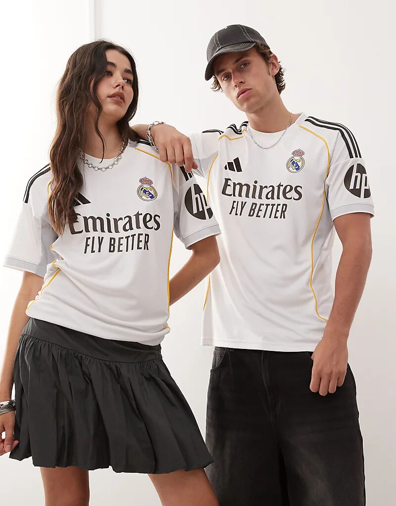Домашняя футболка adidas Football Real Madrid 25/26 белого цвета Adidas Performance — фото 4