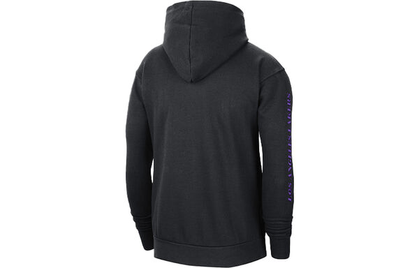 Толстовка Men's Nike NBA Los Angeles Lakers Team Logo Printing Knit Fleece Black, черный — фото 2