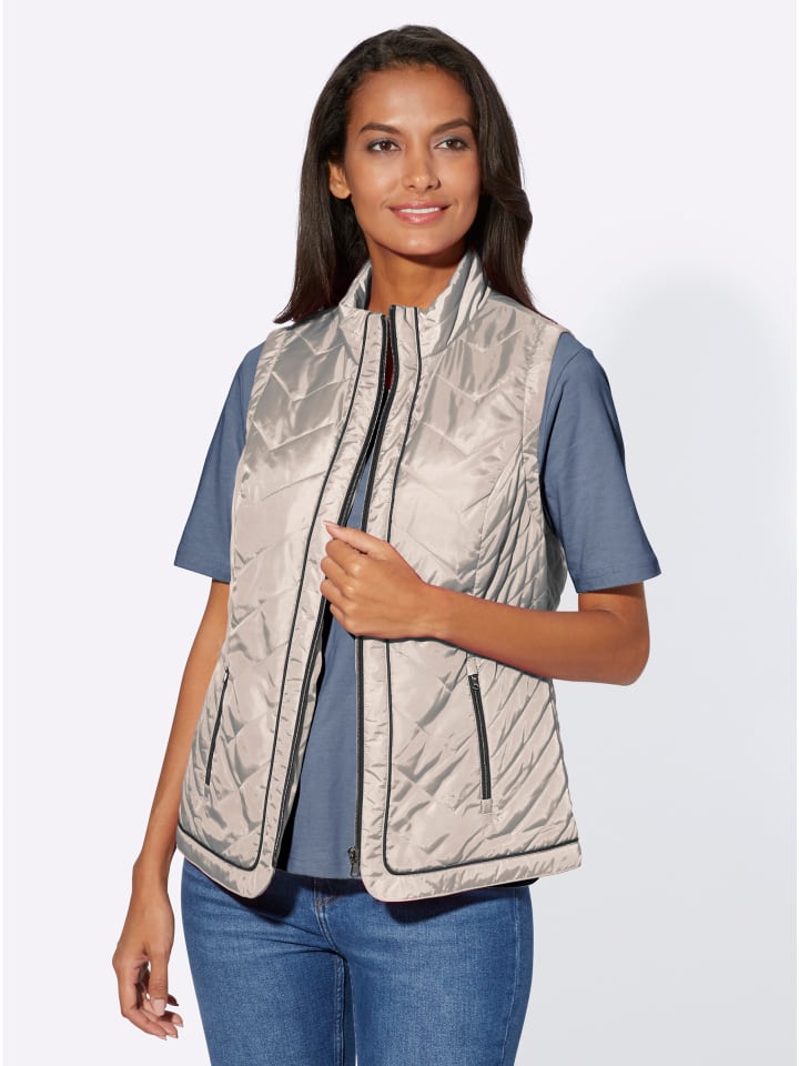 

WITT WEIDEN Стеганый жилет светло-серого цвета