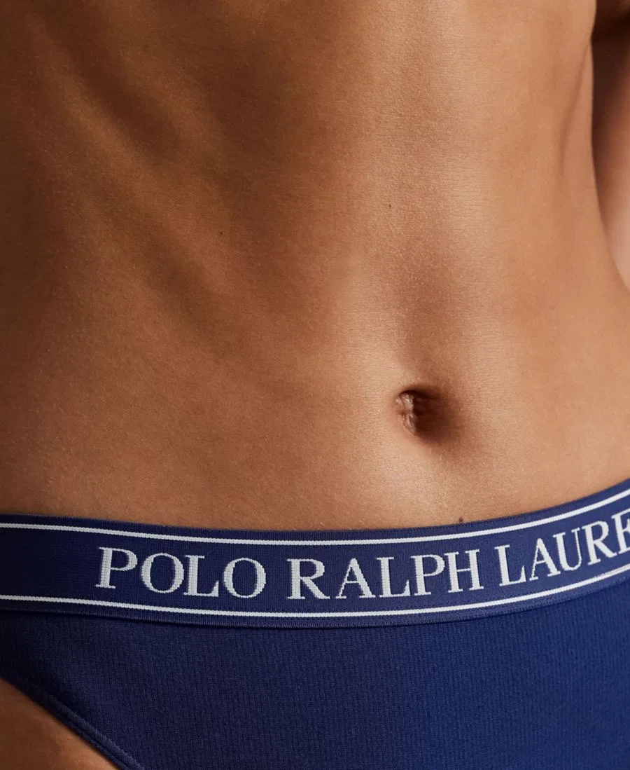 Женские бикини-трусики Polo Ralph Lauren, Navy — фото 3