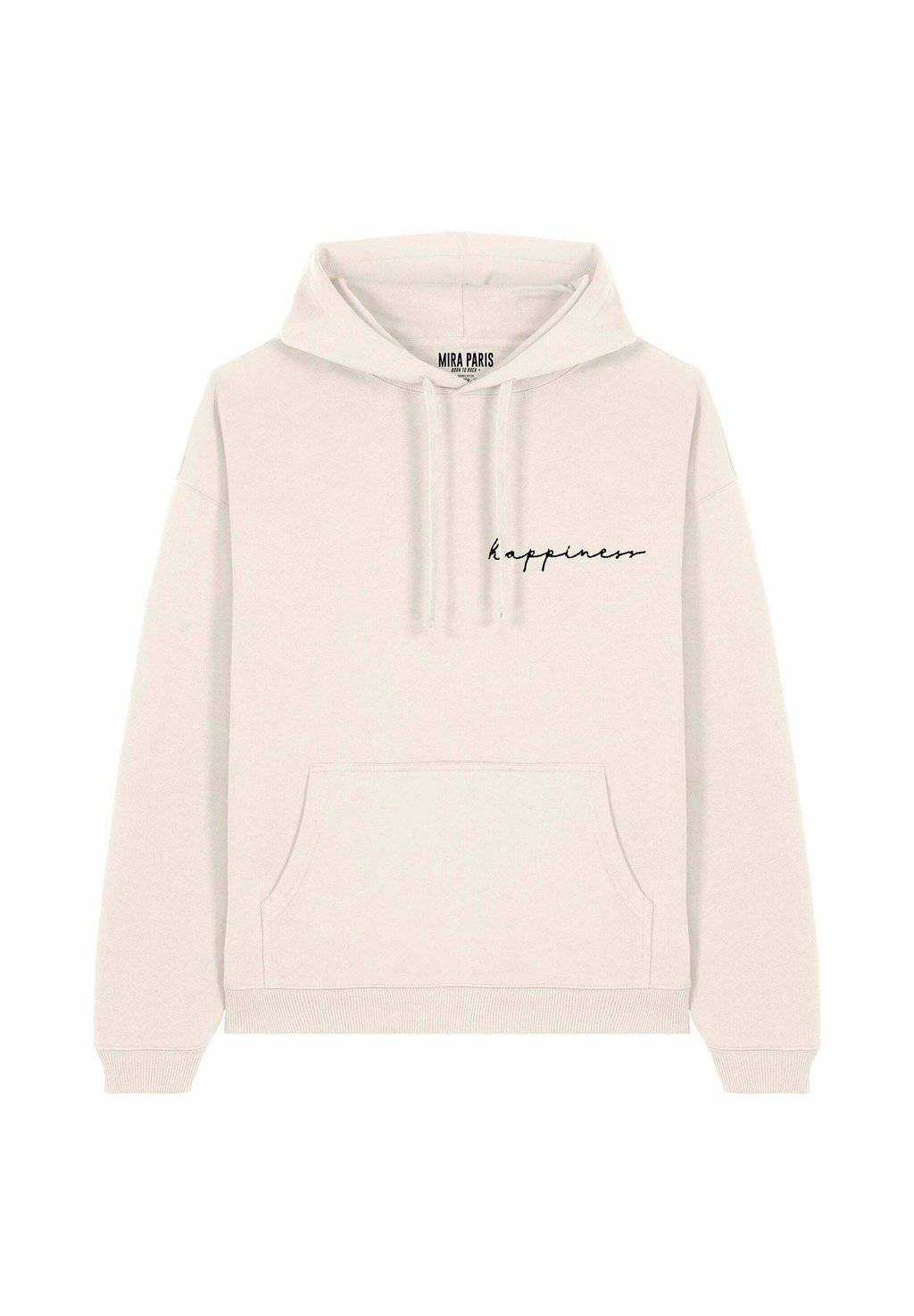

Толстовка HAPPINESS EMBROIDERY UNISEX - Hoodie Mira Paris, кремовый