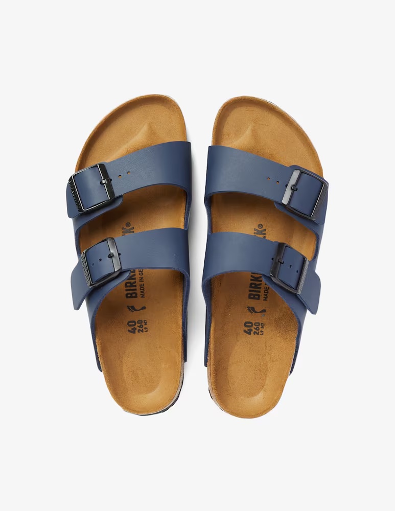 Сандалии Arizona на плоской подошве Birkenstock, синий — фото 3