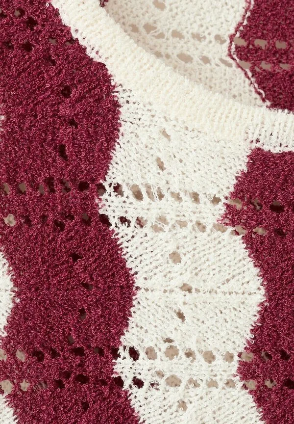 Подростковый Джемпер Mango Kids, Mottled Bordeaux — фото 2