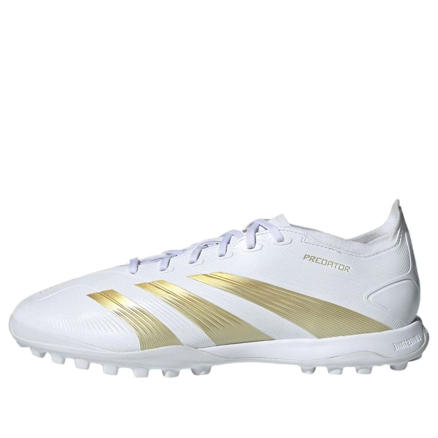 

Кроссовки adidas Predator League Turf 'Cloud White Gold Metallic Sandy Beige Met', белый