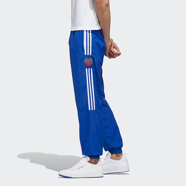 Спортивные штаны adidas originals MIC TP1 Stripe Sports Pants Blue, синий — фото 4