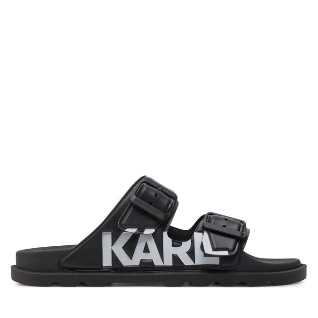 

Сандалии KARL LAGERFELD KL80978 Black Rubber w/White V01, черный