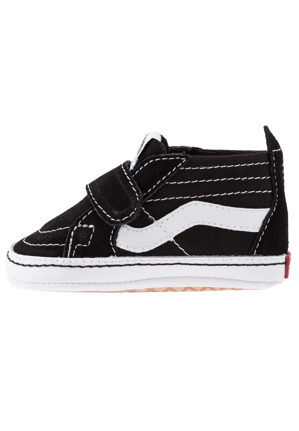 Туфли для ползания IN SK8-HI CRIB UNISEX Vans, цвет black/true white — фото 2