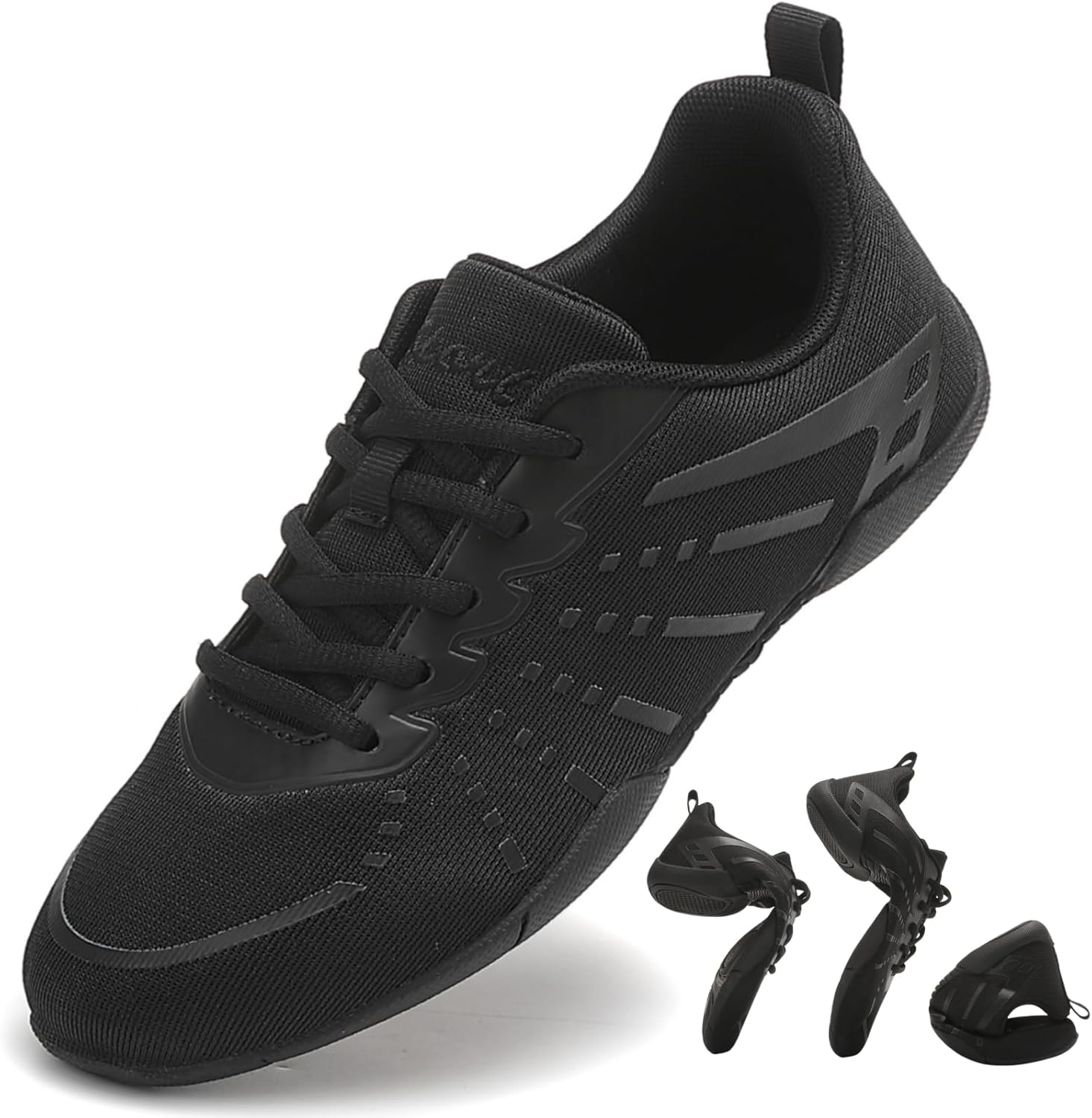 

Кроссовки для черлидинга для девочек, черлидинг, танцы, гибкая гимнастика, спортивная подготовка, теннис, женские, взрослые, молодежные, детские Kvwqoty, черный