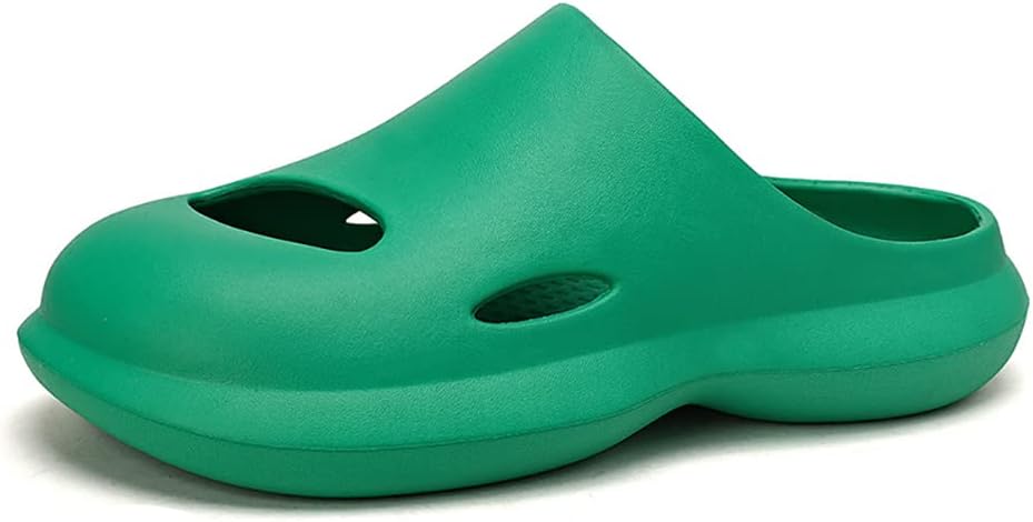 

Мужские и женские модные домашние тапочки, садовые и тапочки, легкие, для пары, унисекс Tsuukuie, зеленый