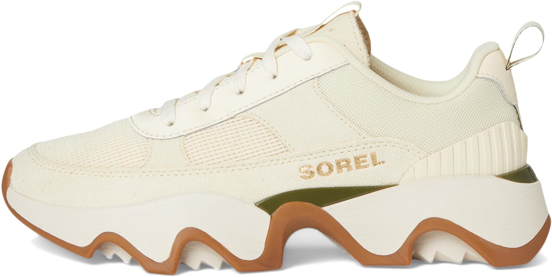 Кроссовки SOREL Kinetic Impact Ii Wonder Lace, цвет Honey White/Utility Green — фото 4