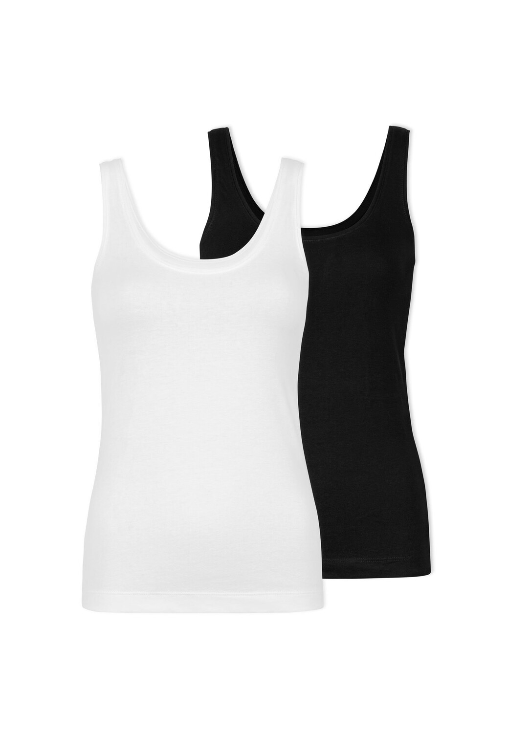 

Майка SNOCKS Tank Top aus Bio Baumwolle 2 Stück, черный