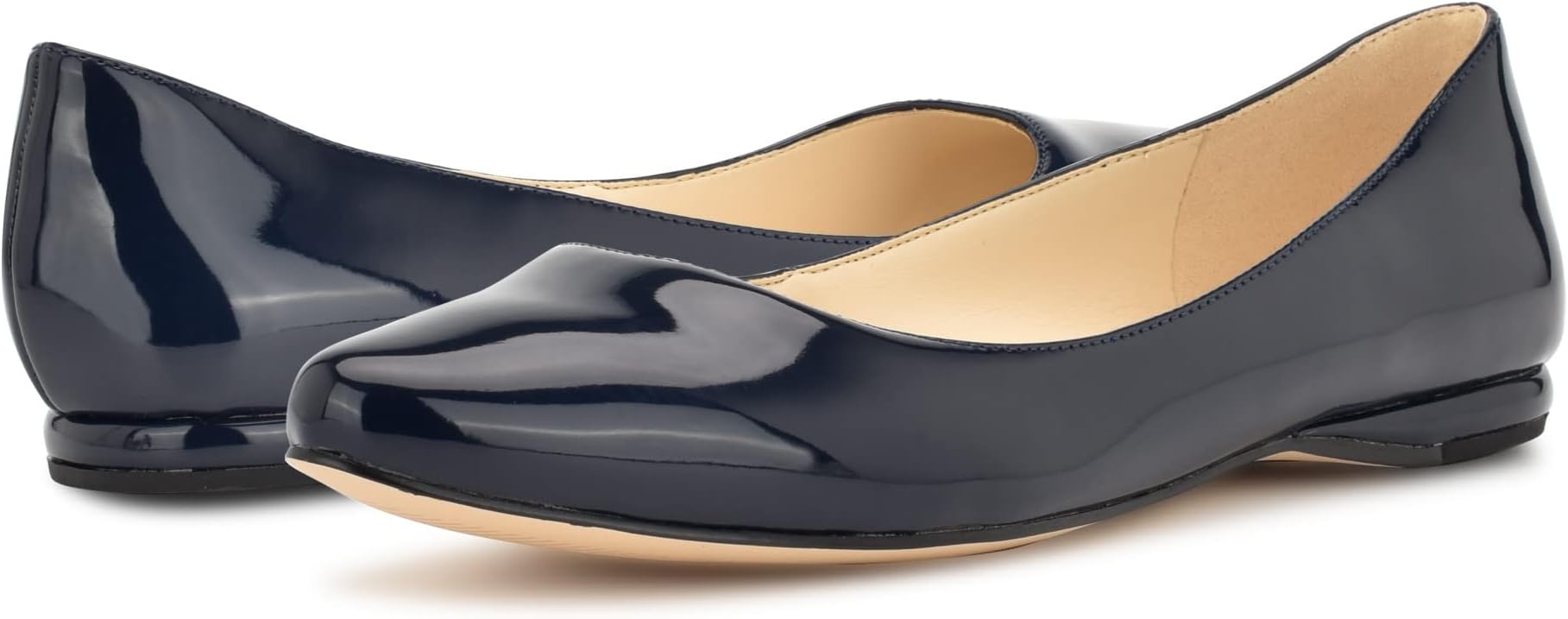 

Туфли на плоской подошве Nine West SpeakUp Flat, цвет Navy Patent