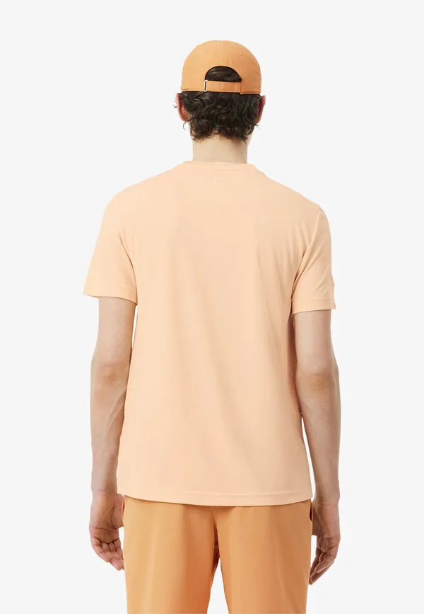 Простая футболка Lacoste, Rose Pêche-Big — фото 2