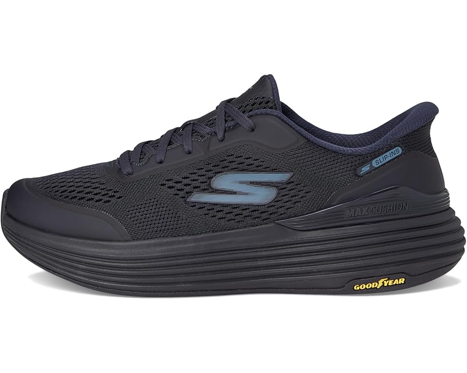 Кроссовки SKECHERS Max Cushioning Suspension Chrone Hands Free Slip-Ins, темно-синий — фото 4