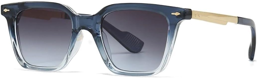 

Солнцезащитные очки с защитой UV400 | Металлические петли, градиентные линзы | Для женщин и мужчин, для занятий спортом на открытом воздухе и вождения LXLHWN, Navy Blue