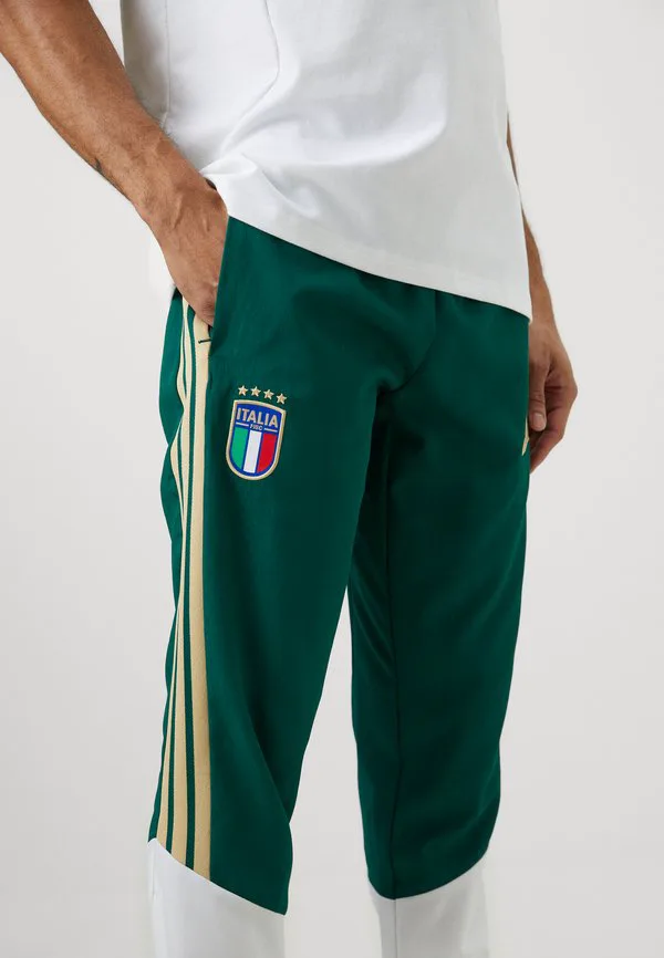 Figc италия предматчевые штаны национальная сборная Adidas Performance, Collegiate Green — фото 4