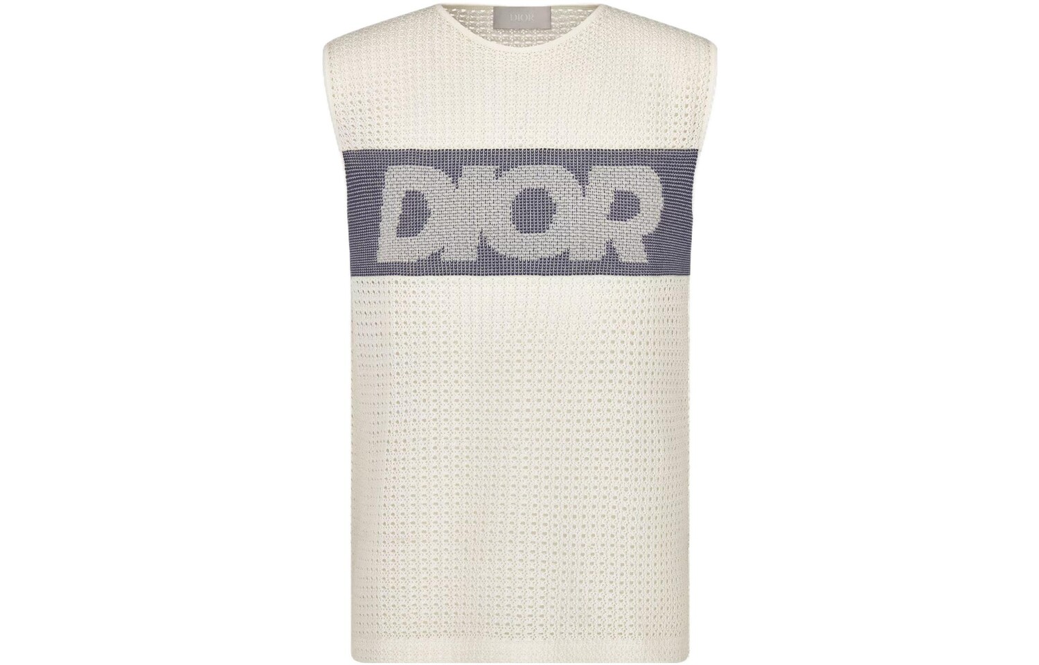 

Футболка без рукавов мужская белая Dior, белый