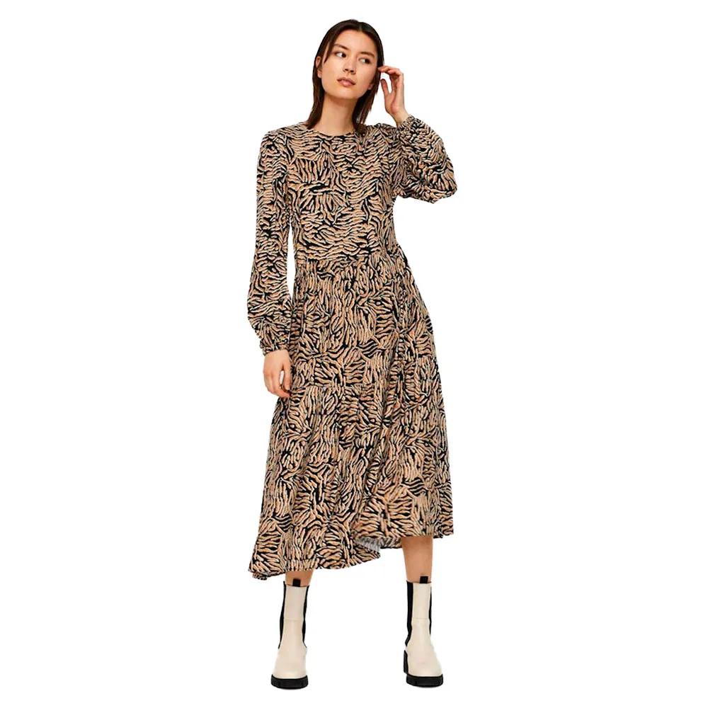 

Платье Vero Moda Uma long sleeve long, коричневый