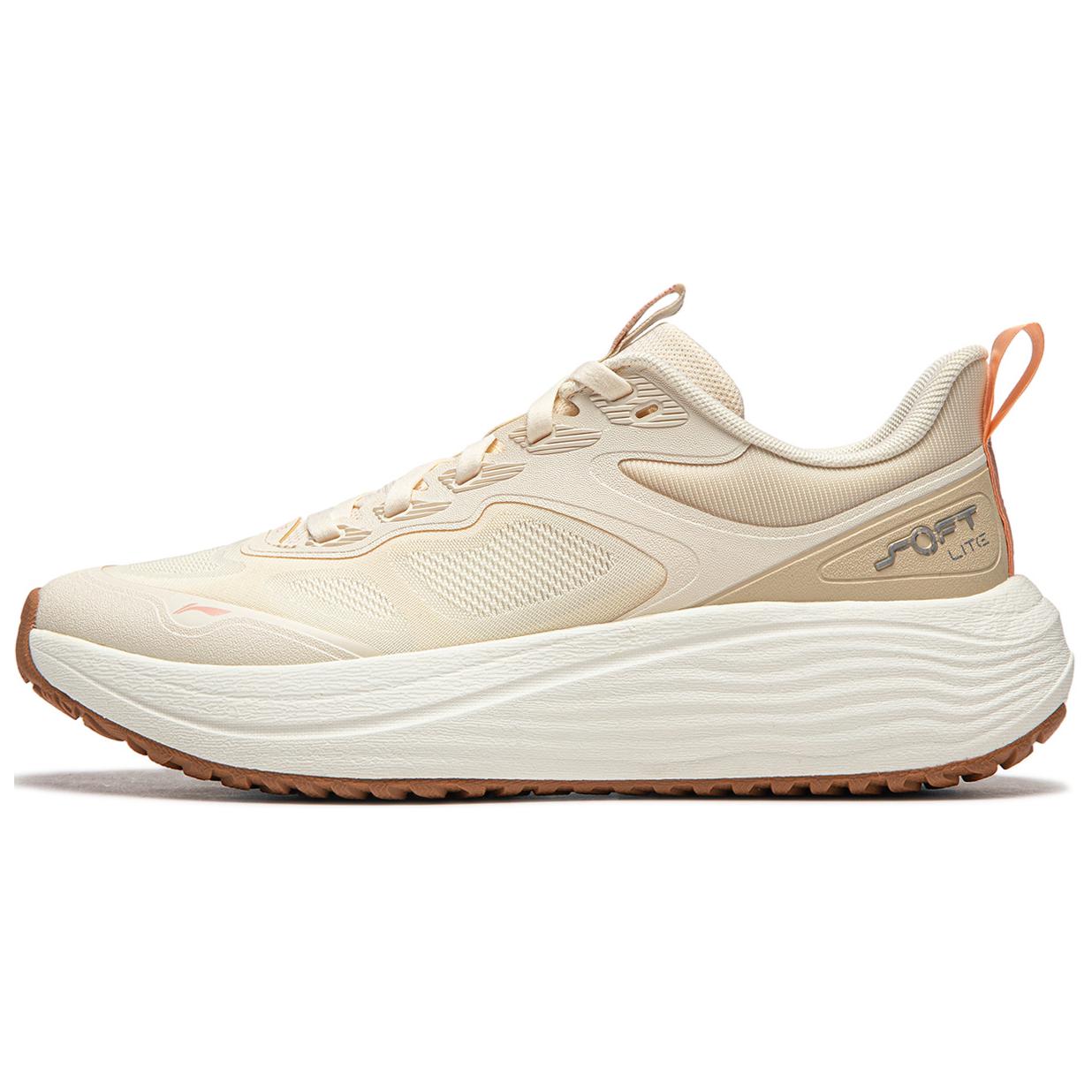 

Кроссовки LINING Soft Lite Lifestyle Shoes Women's Low-top Swan White/cream Brown, белый