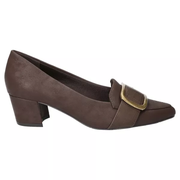 Женские туфли-лодочки Aster с миндалевидным носком Easy Street, цвет brown matte — фото 2
