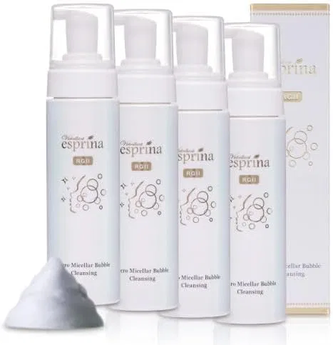 Пенка для умывания Esprique RG2 Dense Carbonated Micromicellar Bubble Cleansing Face Wash, набор 4 шт, 1200 г