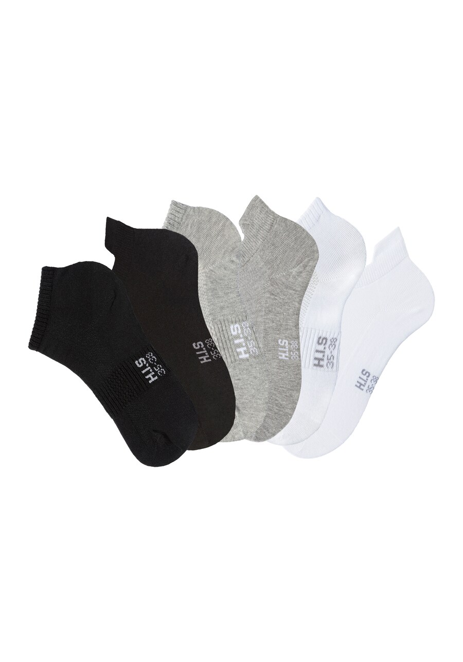 

Спортивные носки H.I.S, цвет mottled grey/Black/White