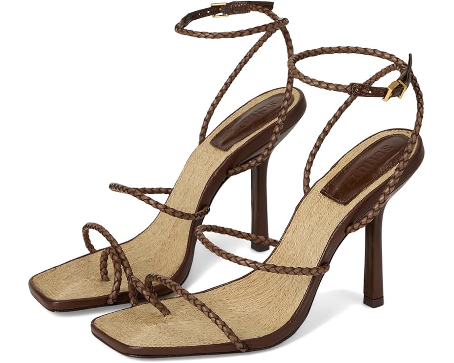 Туфли Schutz Kaya Straw, цвет Desert Brown