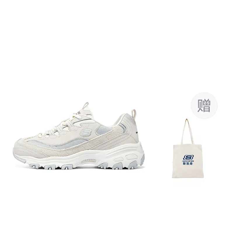 

Кроссовки Skechers D"Lites 1.0 Chunky Sneakers Women's Low-top White, белый