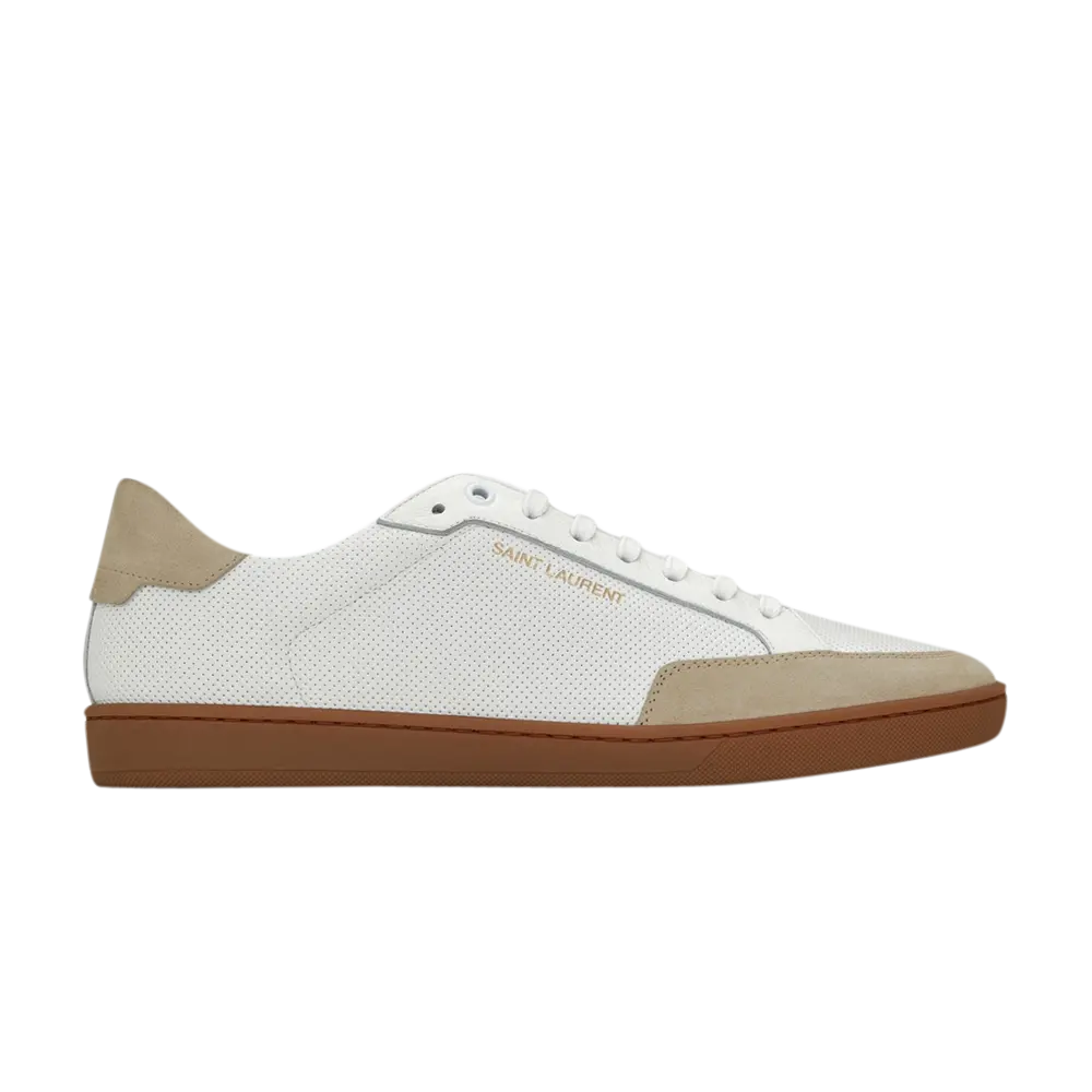 Низкие кроссовки Saint Laurent Court Classic SL-10 Low, белый