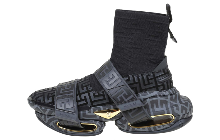 

BALMAIN Кроссовки B-Bold High 'Black Monogram'