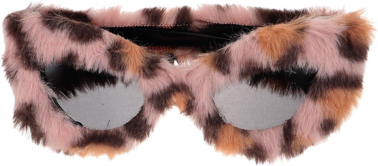 

Солнцезащитные очки BESTOYARD с леопардовым принтом в стиле 90-х, «кошачий глаз», оригинальные очки для женщин, модные очки с защитой от УФ-излучения, милые пушистые сувениры для вечеринки, Black