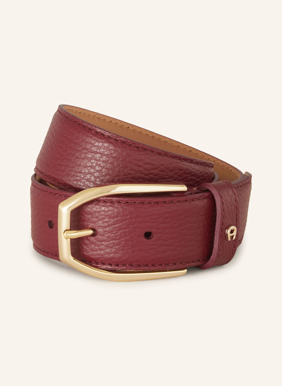 

Кожаный ремень AIGNER, темно-красный