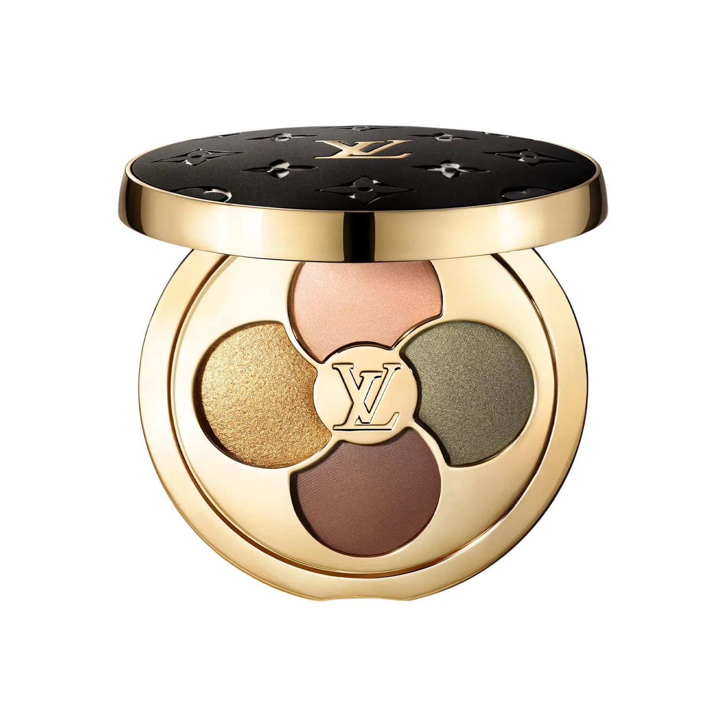 Палетка теней для век 4 цвета Louis Vuitton Force of Nature Field Green