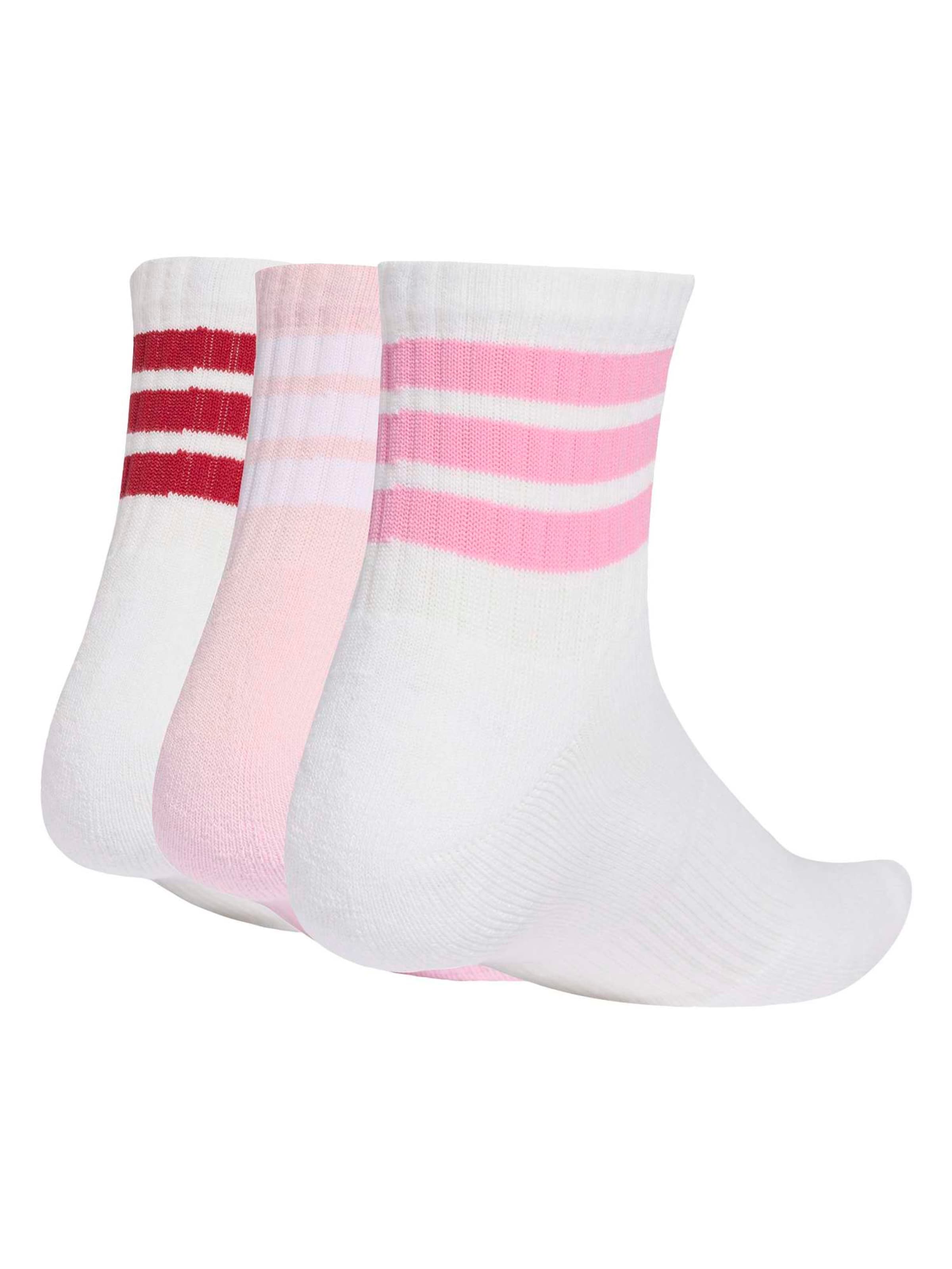 Adidas Performance Спортивные носки 'Ess' в цвете Rose, Light Pink, White — фото 2
