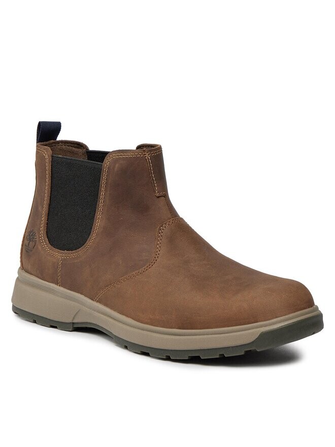 Мужские ботинки челси Timberland Atwells Ave из нубука, коричневый — фото 2