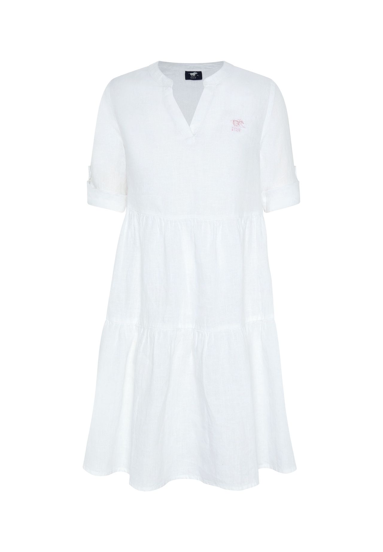 

Платье с рюшами POLO SYLT, цвет Bright White