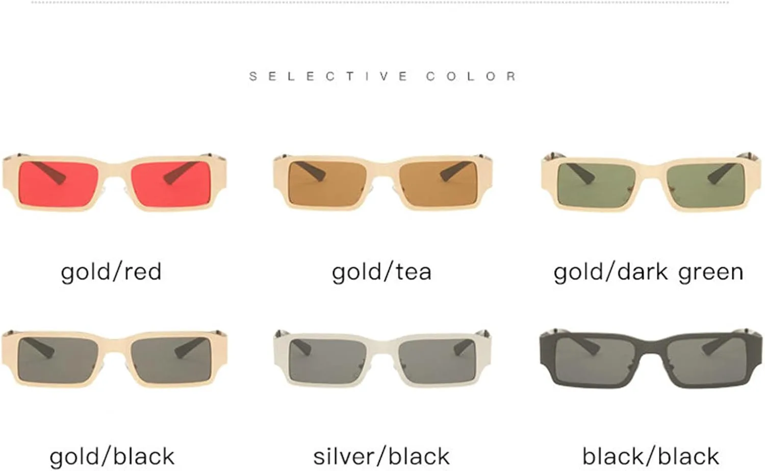 

Хелена Модные винтажные солнцезащитные очки для женщин и мужчин Дизайнерские ретро прямоугольные женские и мужские Популярные панк квадратные очки S68 helena, C4