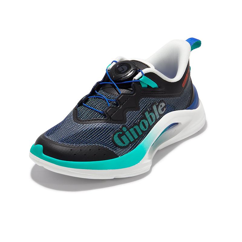 

Детские кроссовки с низкой амортизацией и дышащими свойствами GINOBLE, черный/синий