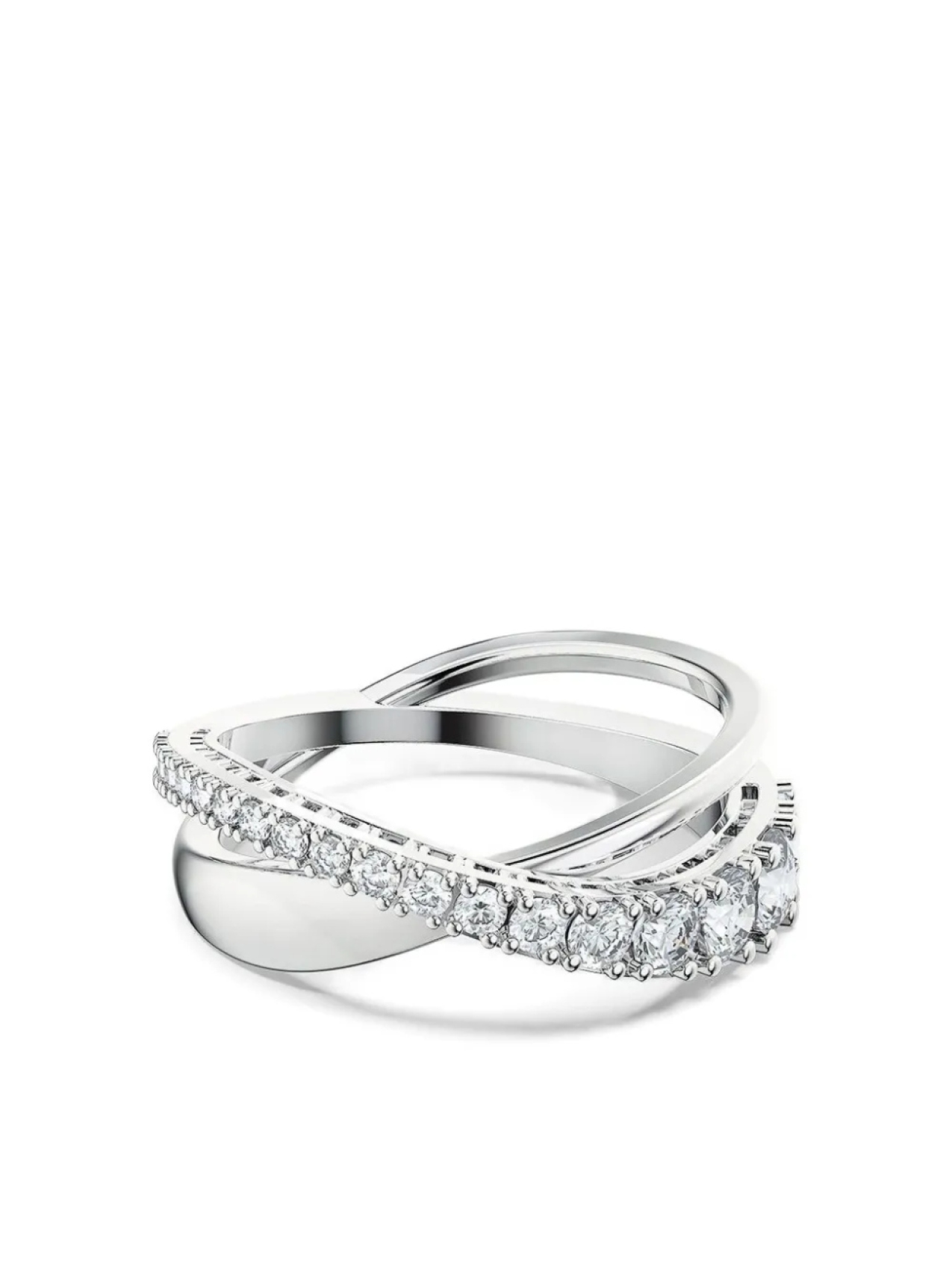 

Swarovski кольцо Twist, серебряный
