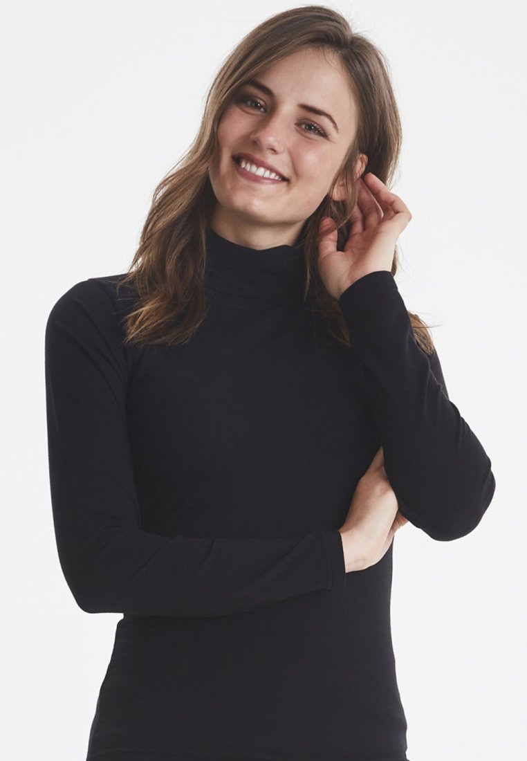 

Футболка с длинным рукавом PAMILA ROLL NECK b.young, черный