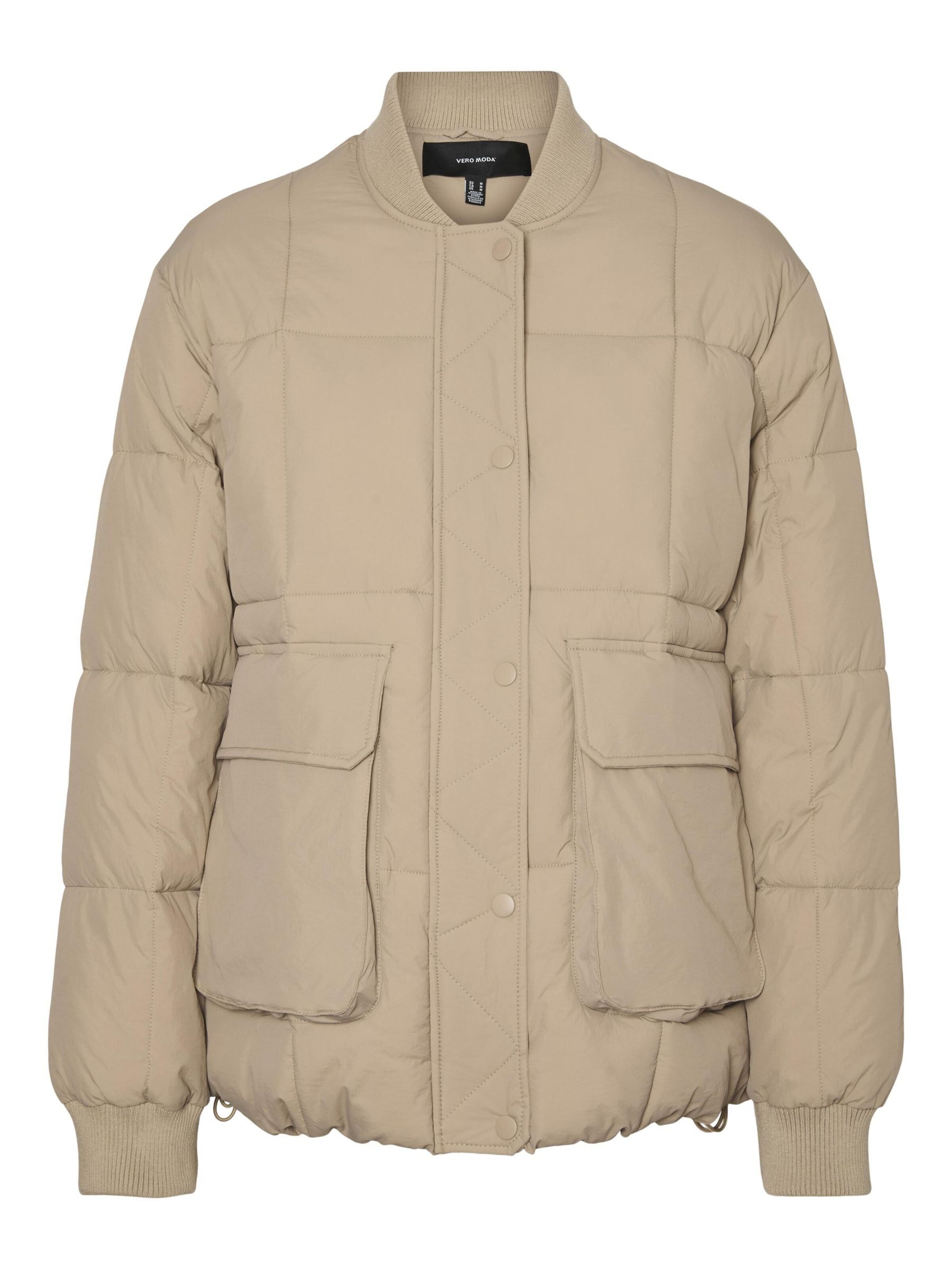 

VERO MODA Межсезонная куртка 'Jennie' в бежевом цвете