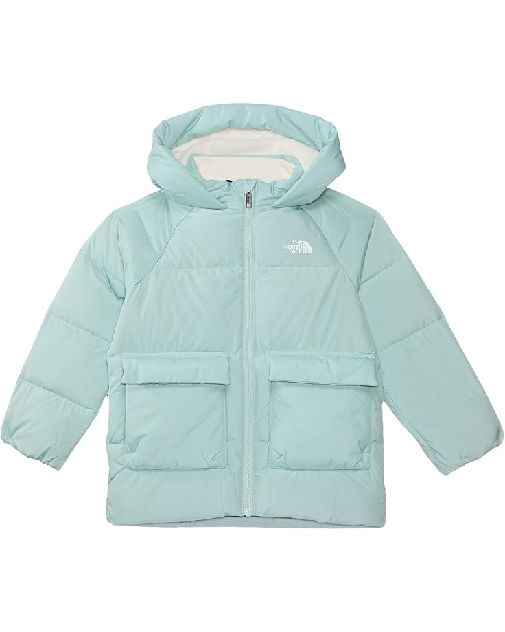 

Парка The North Face Kids Teen North Down Fleece-Lined Short Parka, цвет Muted Pine
