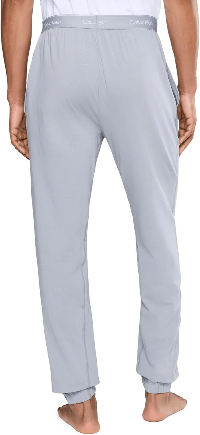 Мужские спортивные брюки Calvin Klein Icon из эластичного хлопка, серый — фото 4