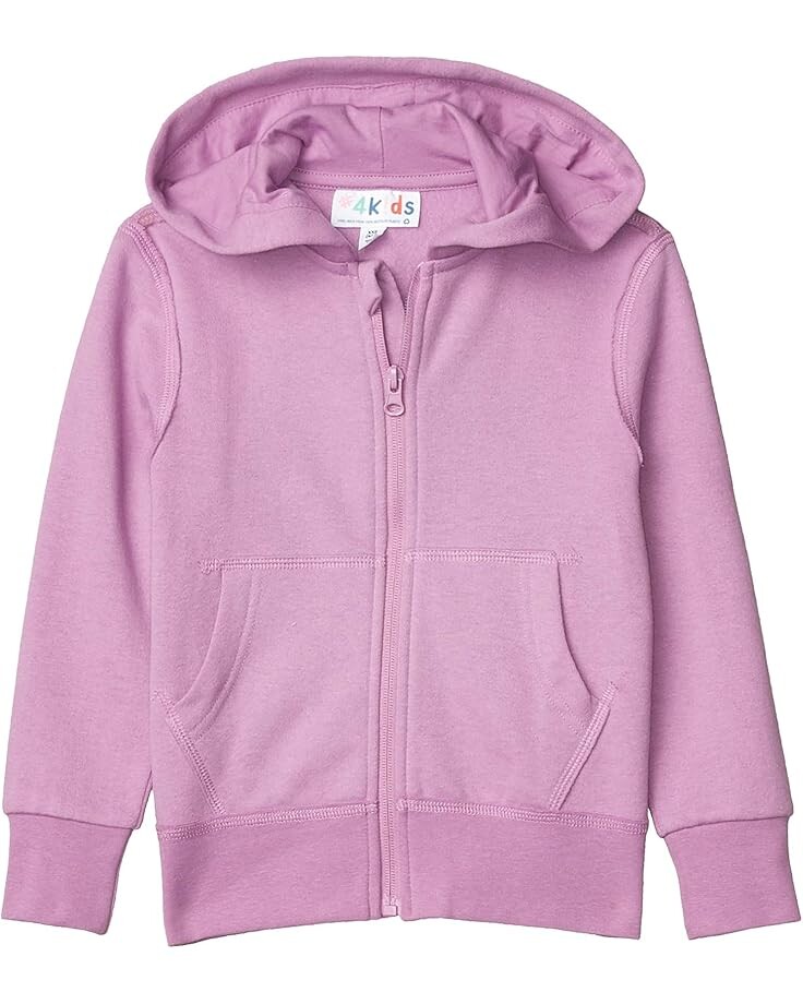

Худи #4kids Essential Zip Front Hoodie, цвет Smoky Grape