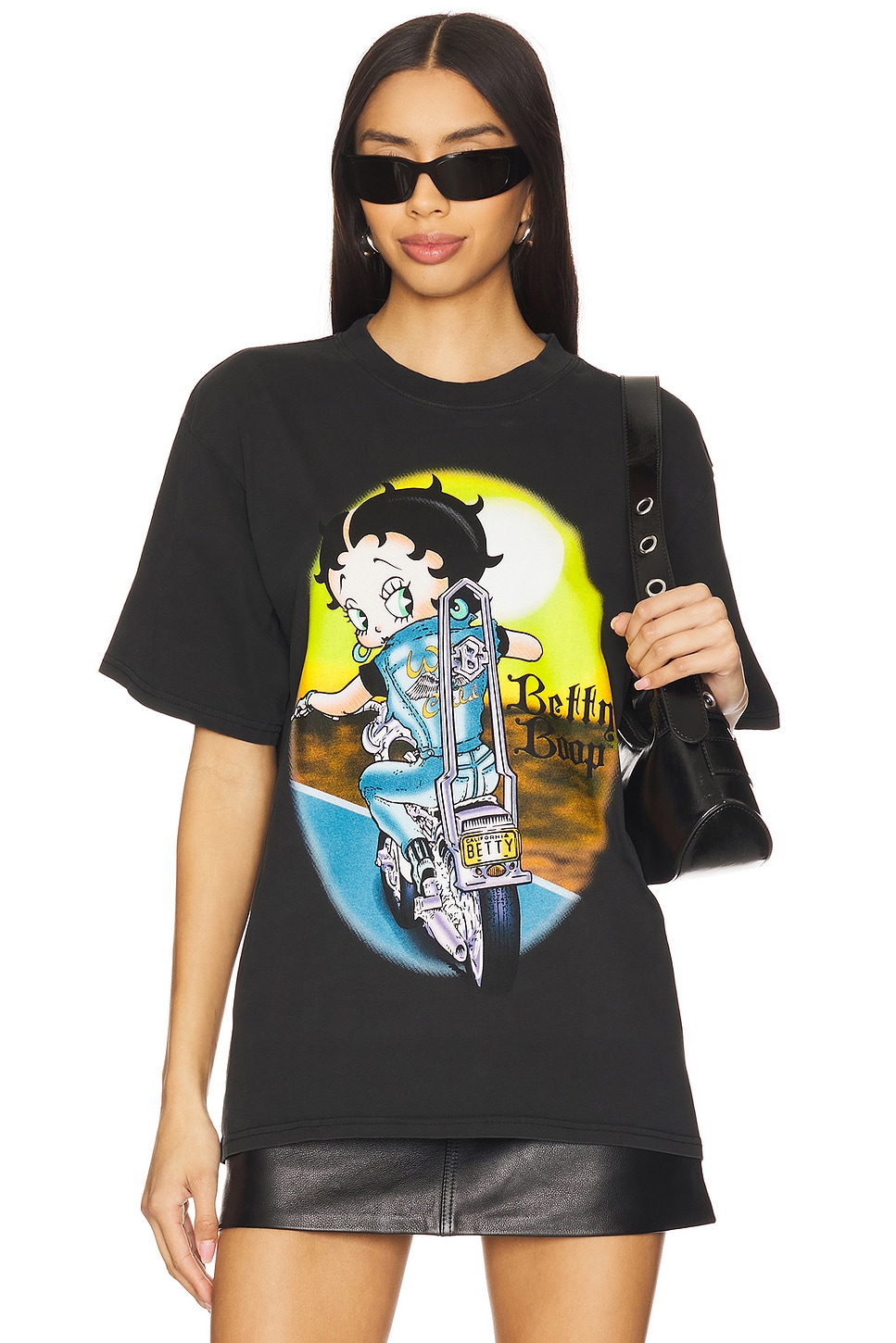 

Футболка свободного кроя Betty Boop Wild Child Philcos, черный